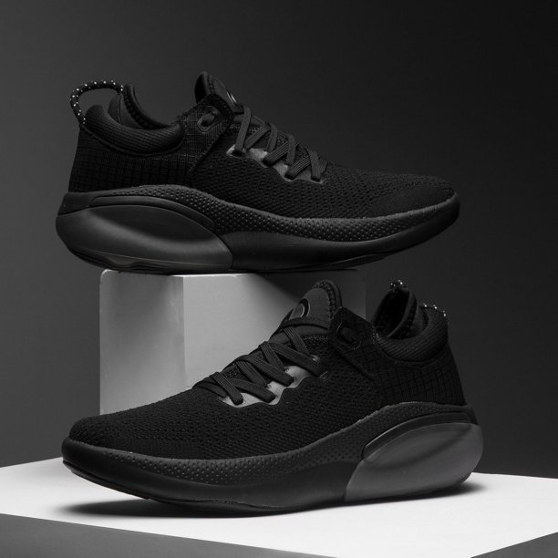 Zapatillas de deporte con cojín de aire para hombre y mujer, tenis masculinos, ligeros, transpirables, cómodos, de malla, para caminar, color blanco