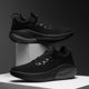 thumbnail image 1 of Zapatillas de deporte con cojín de aire para hombre y mujer, tenis masculinos, ligeros, transpirables, cómodos, de malla, para caminar, color blanco, 1 of 5