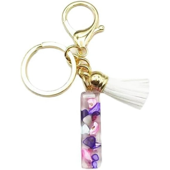Letter Keychain,26 Letters A-Z Decorative Letter Keychain,Name Keychain for Women Girls Men Teenager Gift