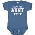 thumbnail image 3 of Inktastic I Love My Aunt with Arrow Boys or Girls Baby Bodysuit, 3 of 5