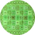 thumbnail image 1 of Ahgly Company Indoor Round Persian Green Traditional Area Rugs, 5' Round, 1 of 1
