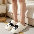 thumbnail image 6 of BERANMEY Cute Animal Slippers for Women Perfect Soft Plush Comfy Warm Slip-On Womens Slippers Indoor Fluffy House Slippers for Women and Men Non-slip Fuzzy Flat Slides, 6 of 8