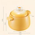 thumbnail image 2 of 4.5L/6L Kitchen Soup Pot Multifunctional Cooking Pot Household Ceramic Casserole Gas Special High Temperature Resistant, 2 of 7