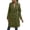 Army Green, variant on DeHolifer Women's Trench Coat Long Double-Breasted Fall Fashion 2023 Classic Lapel Slim Overcoat Outerwear with Belt Army Green XL