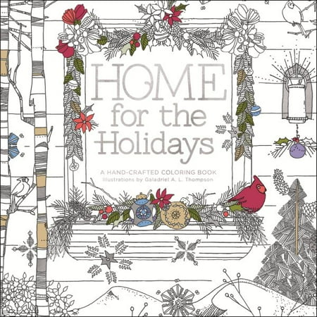 Home for the Holidays Adult Coloring Book