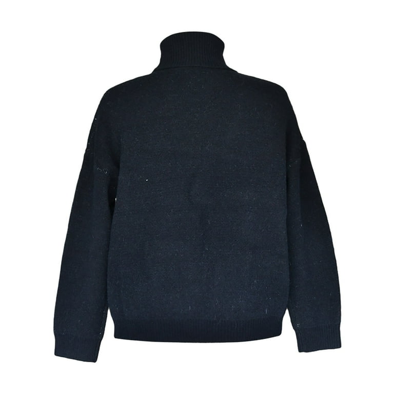Walmart black on sale turtleneck sweater