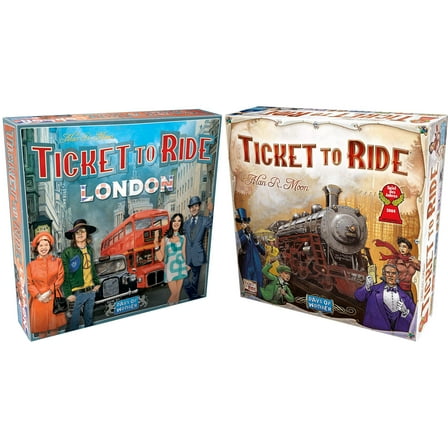 Buy Ticket to Ride and Get Ticket to Ride London for FREE Board Games