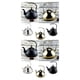 thumbnail image 3 of Toystoory Hervidor de té y café de acero inoxidable de 2 l cuello de cisne fino sobre café plateado Tipo 1 2piezas, 3 of 6