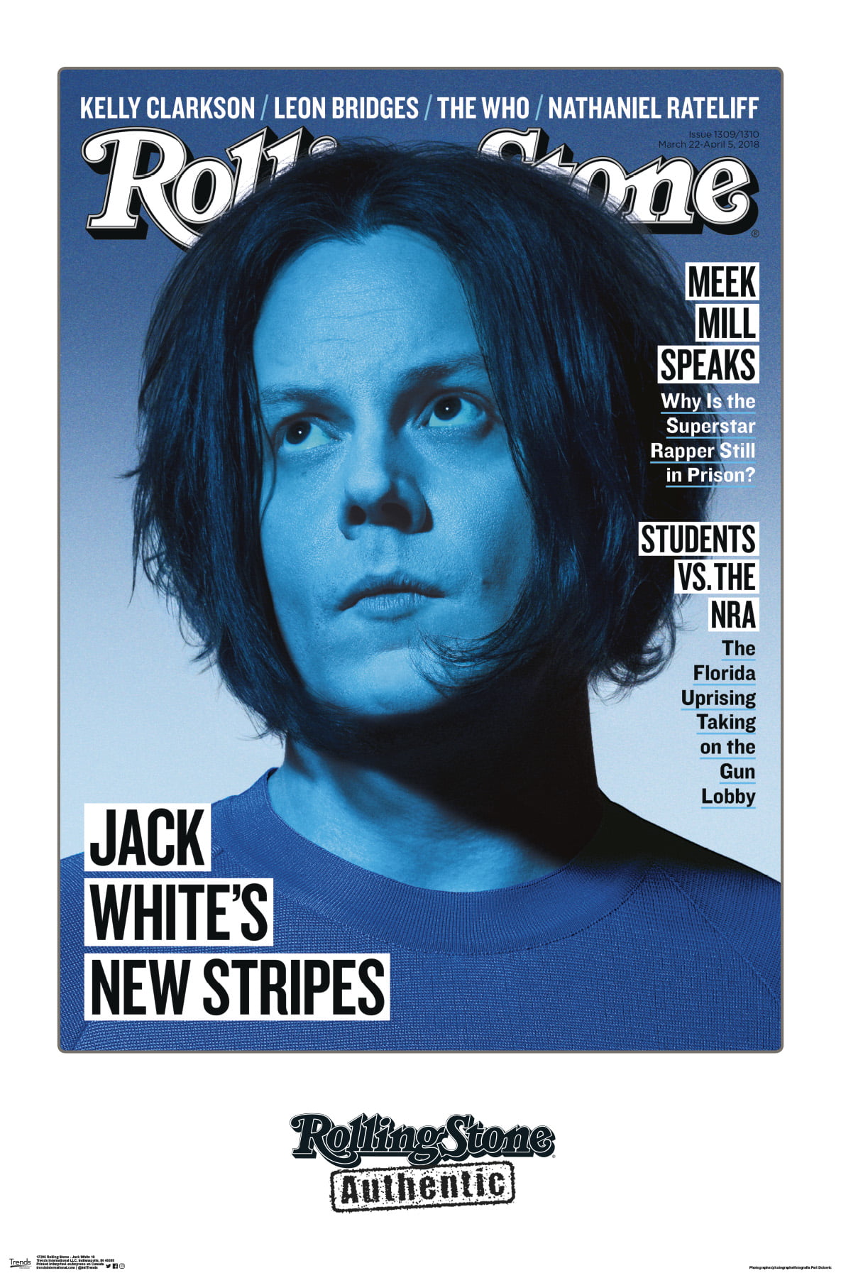 Rolling Stone Magazine - Jack White 18 Wall Poster, 22.375
