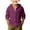 Dark Purple, variant on KAUOD Teen Boys Linen Button Down Shirt Long Sleeve Hoodie Shirts Kids Summer Casual Lightweight Vacation Blouse School Uniform Top