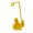 Yellow, variant on Aluhayos Stand Purple 1-Piece Base Round Guide for Sewing Machine Craft Projects