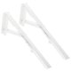 thumbnail image 5 of Juego de 2 soportes triangulares plegables para estantes, con resorte de acero 18 pulgadas, 5 of 9