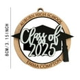 Egooesam Graduation Decorations,ClOf 2024 Bachelor's Cap Graduation Cap Round Acrylic Hanging