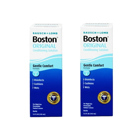 2 Pack - Bausch & Lomb Boston Conditioning Solution 3.50oz Each