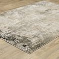 thumbnail image 5 of 10' X 13' Beige Grey Ivory Tan And Brown Abstract Power Loom Stain Resistant Area Rug, 5 of 5