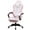 Pink, variant on JKOOK Gaming Chair with Footrest,Ergonomic Reclining Computer OfficeChair, Height Adjustable, 135° Recline, Linkage Armrests, Lumbar Support, Comfortable Study Chair, PU Leather, 360° Swivel Function