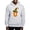 Ash Gray, variant on - Halloween Letter U Witch Monogram Hooded Sweatshir - Pullover Hoodie, Hooded Sweatshirt