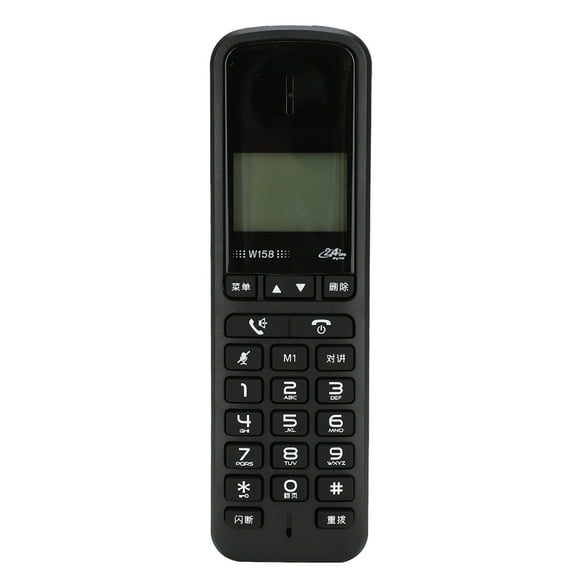 Teléfono inalámbrico digital NikouMX W158 Blanco Negro