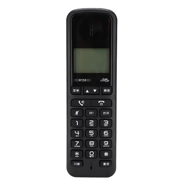 Teléfono inalámbrico digital NikouMX W158 Blanco Negro