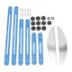 thumbnail image 2 of Kit De Herramientas De Plantilla De Pisada De Escalera, Herramienta De Medición De Escaleras Multifunción De aleación De Aluminio Para Partición De Contrahuellas, 2 of 7