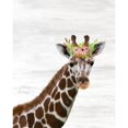 thumbnail image 3 of Kimberly, Allen 12x14 Black Modern Framed Museum Art Print Titled - Baby Giraffe, 3 of 5