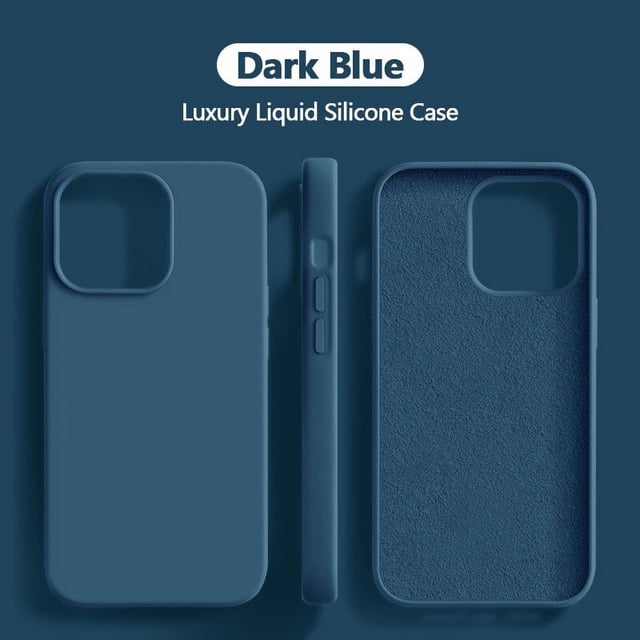 Funda de silicona líquida Original para iPhone, funda a prueba de golpes para iPhone 15, 13, 11, 12, 14 Pro Max, 7, 8 Plus, XS, XR, X SE, accesorios