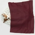 thumbnail image 6 of Yiaed Maroon Print Dog Blankets-Cat Blanket Washable for Couch Protection,Puppy Blanket, Soft Plush Reversible Throw Furniture Protector-Medium, 6 of 8