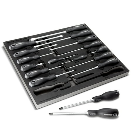 

Powerbuilt 17 Piece Pro Tech Double Injection Screwdriver Set - 949018
