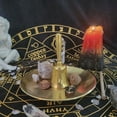 thumbnail image 5 of Namzi Altar Ritual Plate Dish Astrology Tarot Plate Ring Trinket Holder for Smudging Decoration Trays used for Altar, Prayer, Ritual 5.5inch（06）, 5 of 5