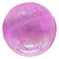 thumbnail image 2 of IUAMXWU Hamster Running Ball Toy - Pink 10x10cm Transparent Plastic for Small Pets, 2 of 6