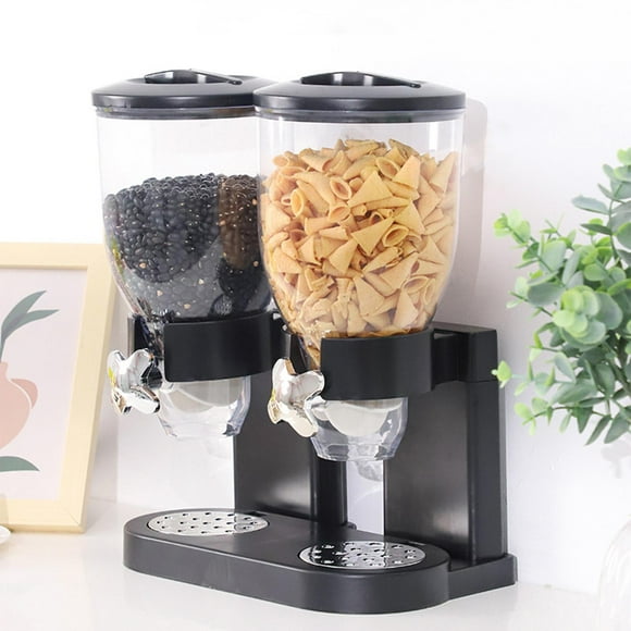House Cereal Dispenser Dual Dispenser