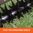 thumbnail image 3 of Agri-Fab Push Spike Walk Behind Aerator for Aerating Lawns and Grass Model # 45-0365, 3 of 11