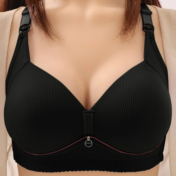 WILLBEST Brasier Mujer Sujetador Cómodo De Talla Grande Sin Aros De Acero Para Mujer, Para Edades Medianas Y Mayores, Fino Y Cómodo.