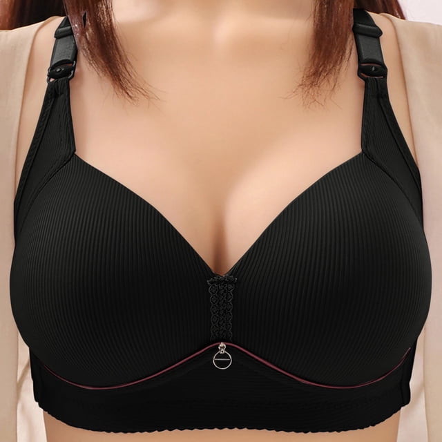 WILLBEST Brasier Mujer Sujetador Cómodo De Talla Grande Sin Aros De Acero Para Mujer, Para Edades Medianas Y Mayores, Fino Y Cómodo.