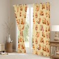 thumbnail image 3 of Erosebridal Hamburg Capybara Kid Blackout Curtains Set of 2 (52x84 Each), Cute Rodent Animals Window Curtains, 3 of 6