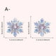 thumbnail image 2 of Adornos navideños colgantes, copos de nieve acrílicos planos 2D, árbol de Navidad, estrella, decoración, adornos navideños, decoraciones navideñas para exteriores, decoraciones navideñas., 2 of 3