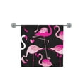 thumbnail image 2 of MKHERT Pink Flamingos On A Dark Background Bath Towel Shower Towel Wash Cloth Face Towels 16x28 Inches, 2 of 3