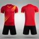 thumbnail image 4 of Odeerbi Niños Niñas Malla Rápido Seco Uniforme de Fútbol Conjunto Rayas Gradiente Impresión Camiseta Shorts Ropa Deportiva Atlética Para 5-15 Años, 4 of 6