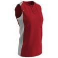 thumbnail image 2 of Champro Girls' Diamond Fastpitch Jersey SCARLET | WHITE MD, 2 of 2