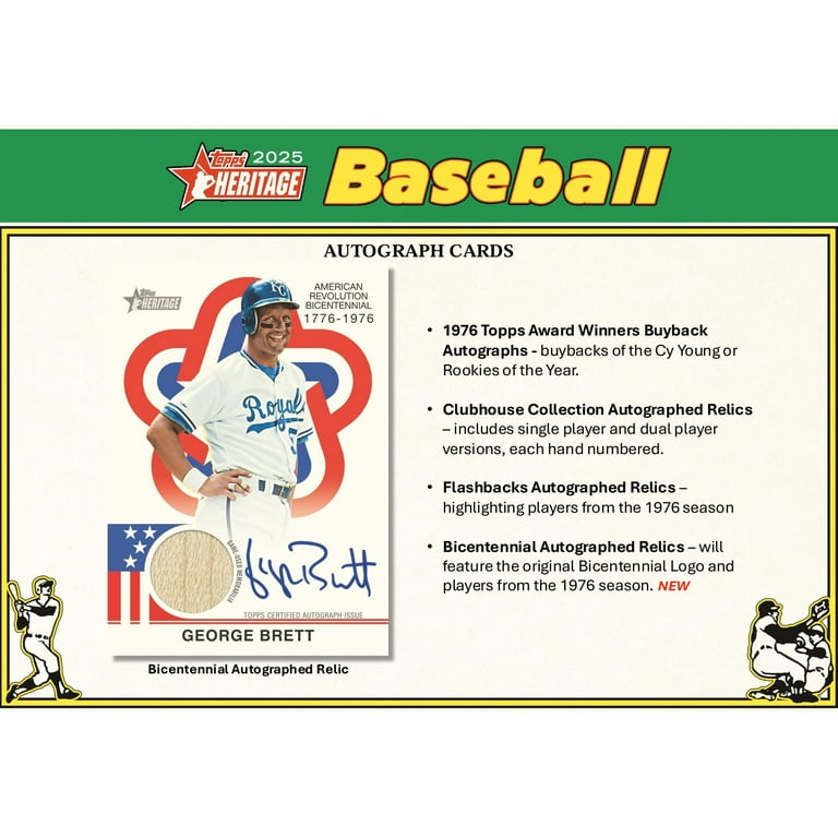 Amazon.com: 2025 Topps Heritage Baseball - Mega Box : Sports