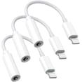 thumbnail image 1 of Adaptador de auriculares YONGSHENG MFi Paquete de 3 Lightning a 3,5 mm, 1 of 5