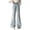 Blue, variant on Otqutp Teen Girls Flare Denim Pants Baggy Wide Leg Elastic Waist Jeans Kids Cute Trendy Casual Denim Bell Bottom School Jean Bootcut