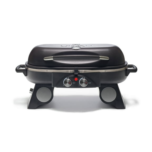 Ukiah Co Drifter Portable Wireless Outdoor Propane Grill w/ Sound System, Black