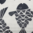 thumbnail image 2 of Simply Daisy 18" x 18" Big Fish Nautical Indoor/Outdoor Throw Pillow, 2 of 3