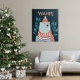 thumbnail image 2 of Stupell Industries Warm Wishes Cozy Polar Bear Seasonal Typography Graphic Art Gallery Wrapped Canvas Print Wall Art, Design by Dominika Godette, 2 of 7