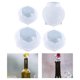 thumbnail image 1 of Tapón de botella , cona, de fundición de resina de cristal, artesanías, arte hecho , suministros para proyectos 4 piezas perfecl Molde de tapón de botella de vino, 1 of 8