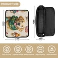 thumbnail image 3 of Hair Tools Travel Bag Heat-Resistant Curling Iron Organizer Bag with Detachable Heatproof Mat Travel Storage Case Watercolor Animals Pattern, 3 of 8