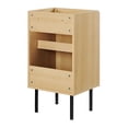 thumbnail image 5 of Modway Chaucer 18" Wood & Rattan Bathroom Vanity Cabinet in Oak, 5 of 10