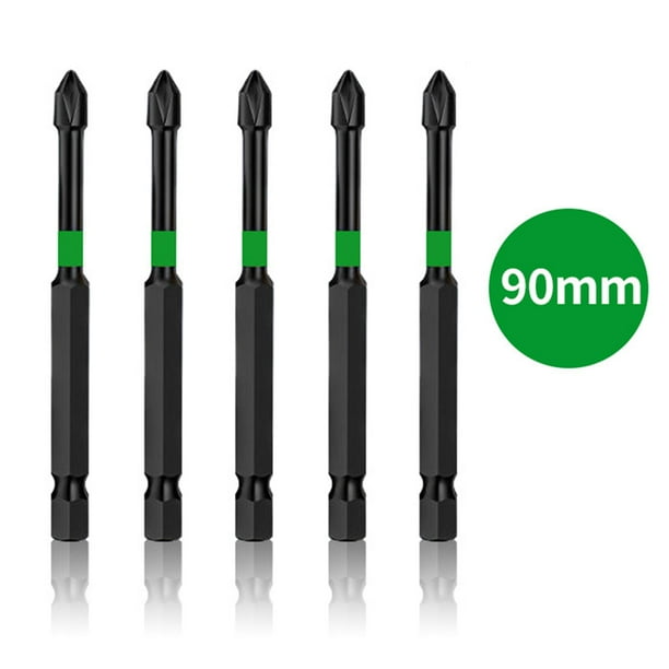 Juego de brocas de destornillador de impacto de 5 piezas para proyectos de bricolaje 90 mm Sharpla Broca de impacto
