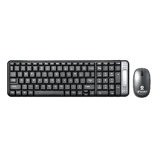 Kit Teclado y Mouse BRobotix 6000625 gris